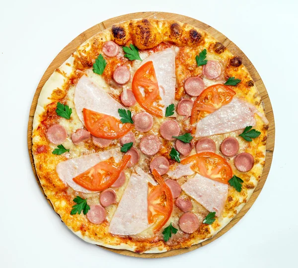 Smakelijke Italiaanse pizza — Stockfoto