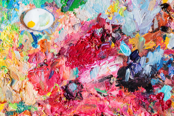 Палитра масляной краски
 