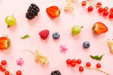 Taze çilek arka plan