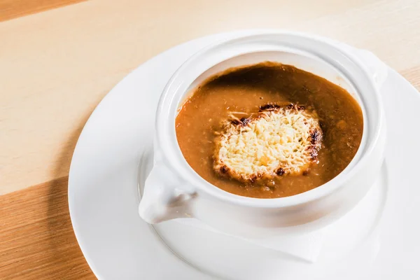 美味的热热的汤 — 图库照片