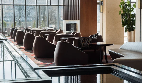 Interior del lobby del hotel — Foto de Stock