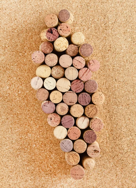 Used wine corks — Stock Photo, Image