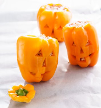 Halloween jack-o-fener dolgulu