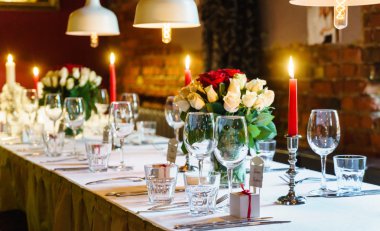 Düğün masa süslü