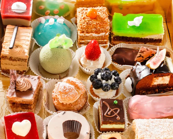 Sweet assorted pastries — Stock Photo, Image