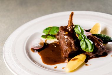 lezzetli gurme akşam yemeği