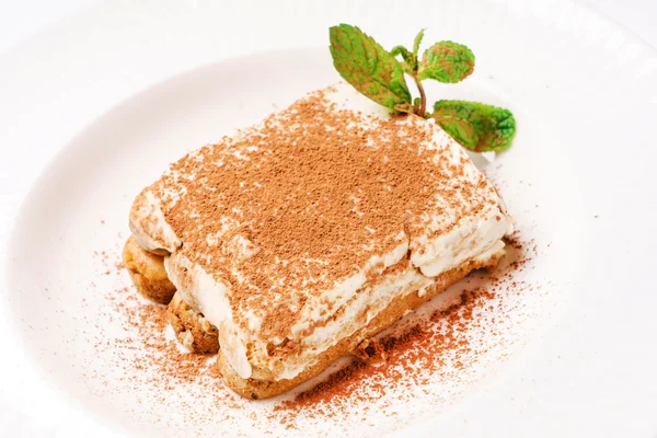 İtalyan tiramisu tatlısı — Stok fotoğraf