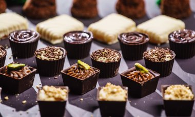 lezzetli çikolatalı tatlılar