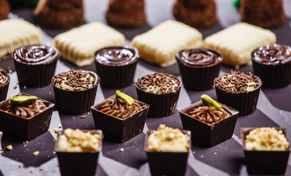 Вкусные шоколадные конфеты
