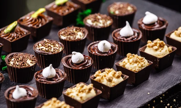 美味的巧克力甜点 — 图库照片