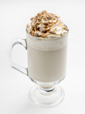 Latte krem şanti ile