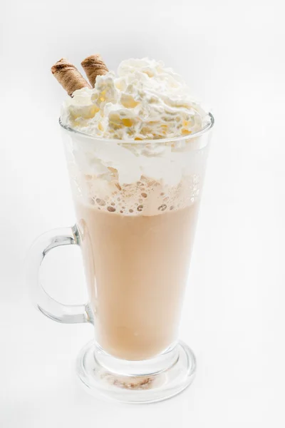 Caffè con panna montata — Foto Stock