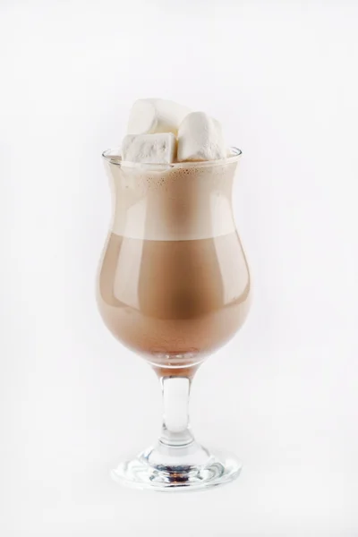 Glass of hot chocolate — Stock Photo, Image