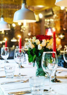 Düğün masa süslü