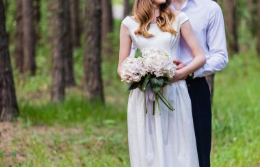 Zarif yeni evli çift