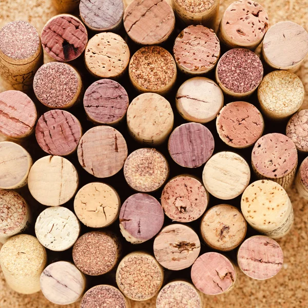 Used wine corks — Stock Photo, Image