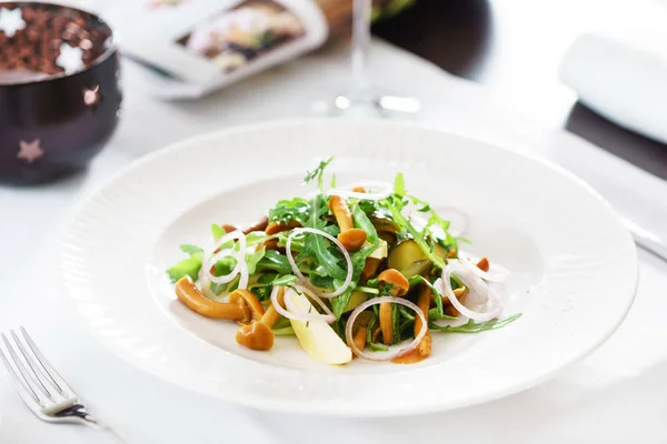 Fresh mushroom salad — Stock Image Fresh mushroom salad Royalty Free Stock Photos