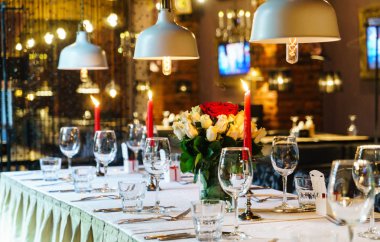 Düğün masa süslü