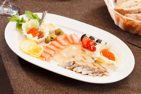 Delicious fish appetizer — Stock Photo, Image