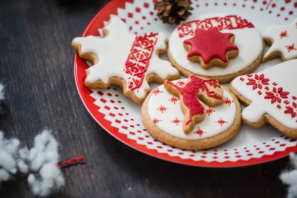 Deliciosas galletas de Navidad — Foto de Stock