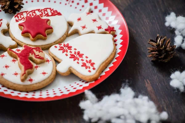 Heerlijke koekjes van Kerstmis — Stockfoto