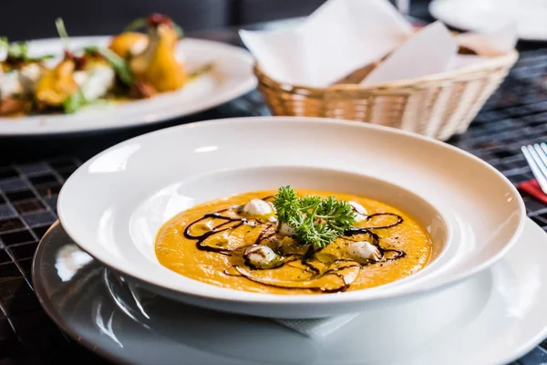 Sopa de calabaza de otoño —  Fotos de Stock