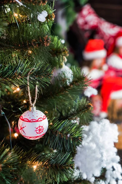 Mutlu bir aile Noel zamanda — Stok fotoğraf