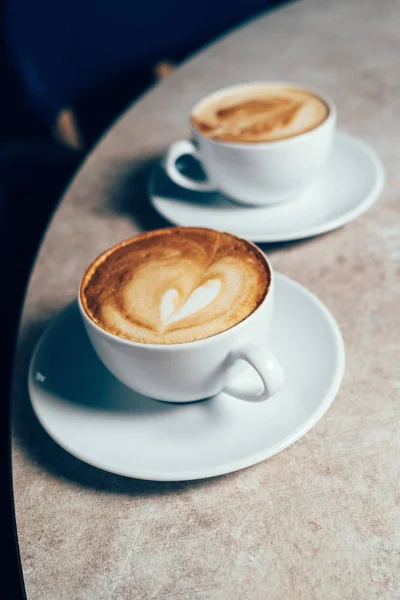 Cappuccino csésze fehér — Stock Fotó