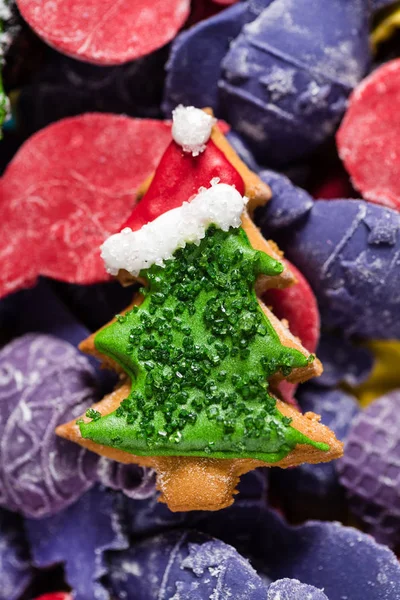 Biscuit d'arbre de Noël — Photo