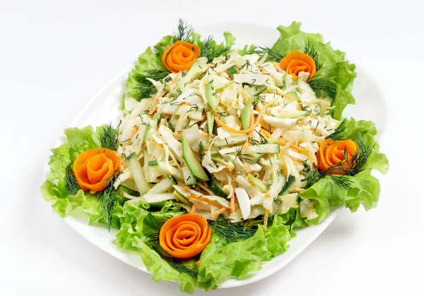 Salade de chou sur assiette — Photo