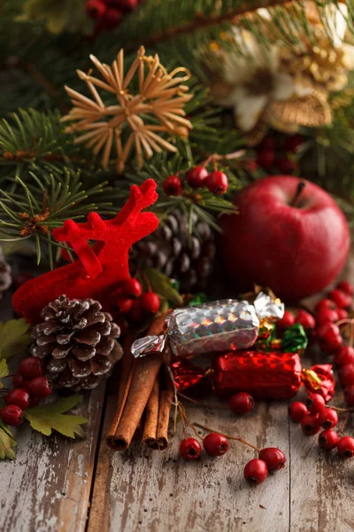 Vánoční Dovolená dekorace — Stock fotografie