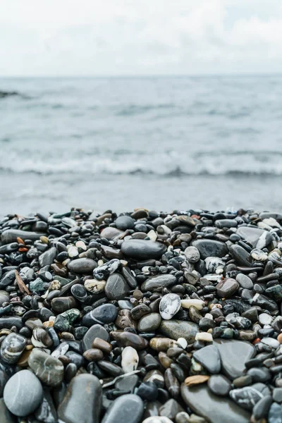 Mokré kameny a moře — Stock fotografie