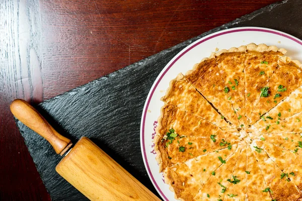 Torta spagnola affettata — Foto Stock