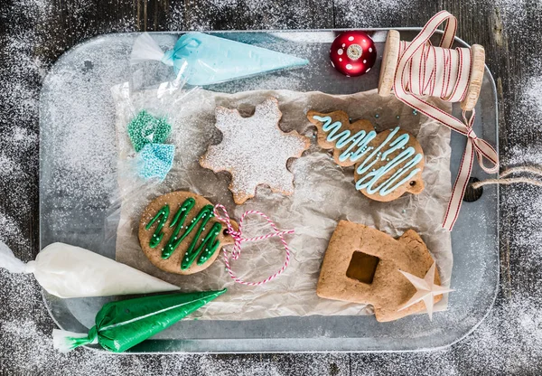 Traditionele vakantie gingerbreads — Stockfoto