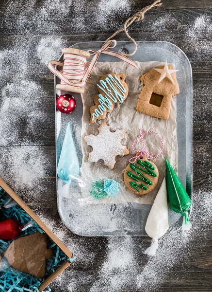 Traditionele vakantie gingerbreads — Stockfoto