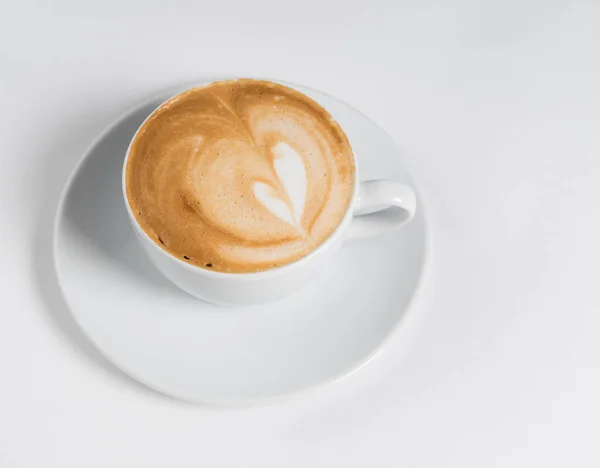 Kopp cappuccino med skum — Stockfoto