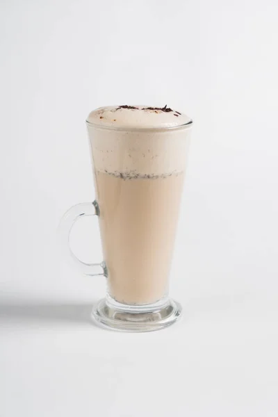 Koppar välsmakande latte — Stockfoto