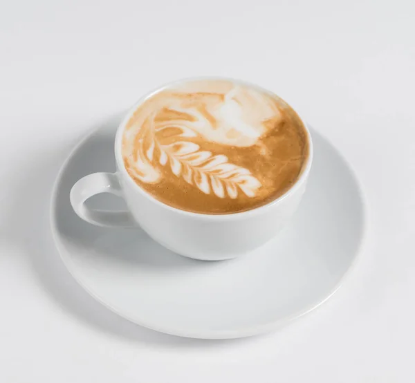 Kopp cappuccino med skum — Stockfoto
