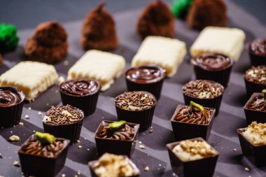 Farklı çikolata tatlılar