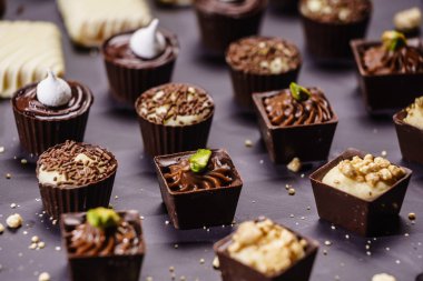 Farklı çikolata tatlılar