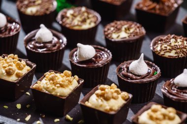 Farklı çikolata tatlılar