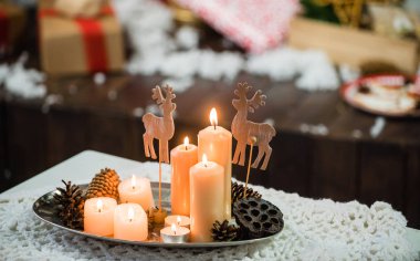 Christmas dekoratif kompozisyon