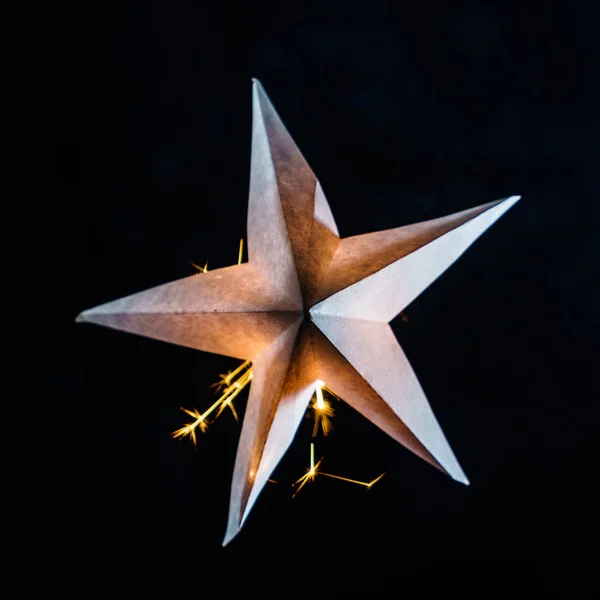 Ljusa holiday star — Stockfoto