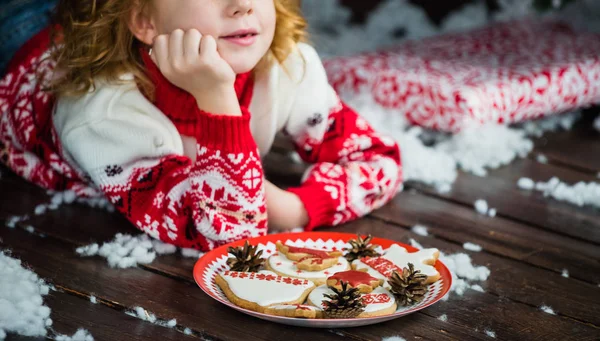 Biscoitos de Natal brilhantes — Fotografia de Stock