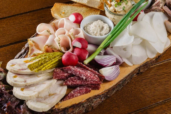 Meat appetizer set — Stock Image Meat appetizer set Stock Photo