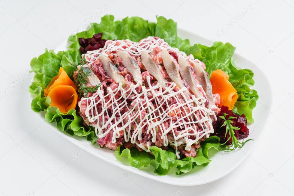 delicious herring salad