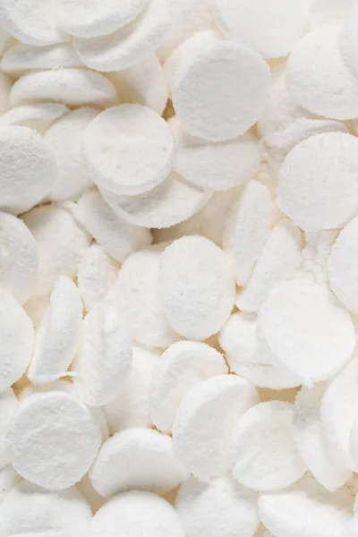 Anhäufung von runden Marshmallows — Stockfoto