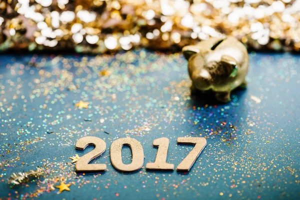 2017 nyår tecken — Stockfoto