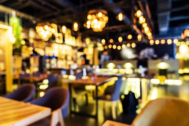 Restoran bulanık arka plan   