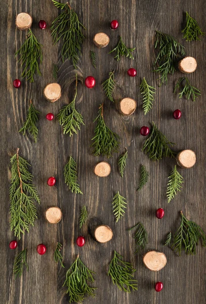 Rustico sfondo di Natale — Foto Stock